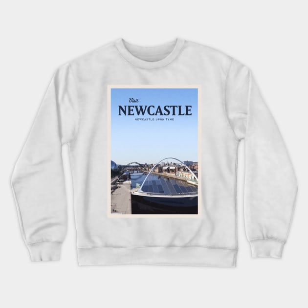 Visit Newcastle Crewneck Sweatshirt by Mercury Club